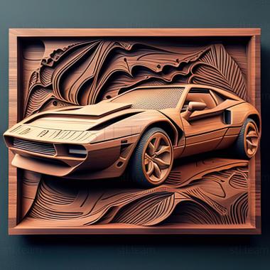 3D model De Tomaso Mangusta (STL)